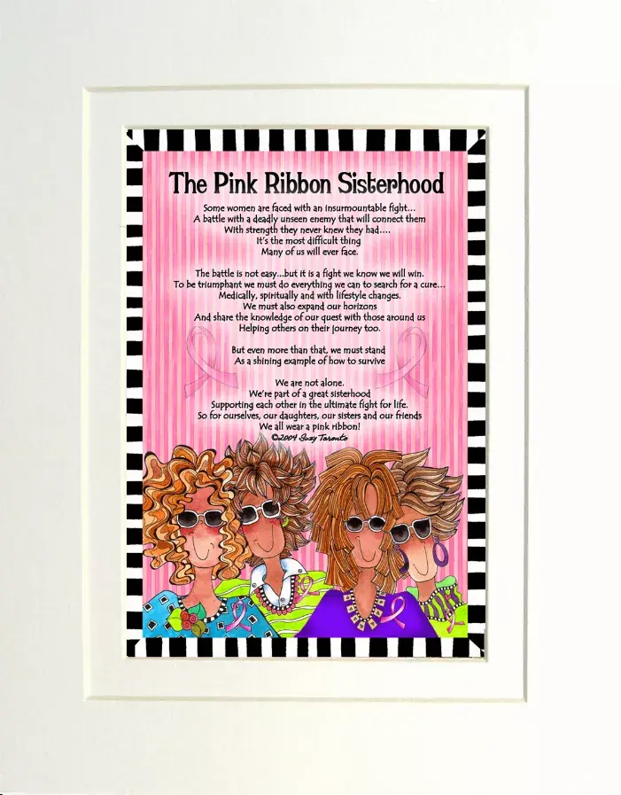 Pink Ribbon Sisterhood (with Story) Suzy Toronto