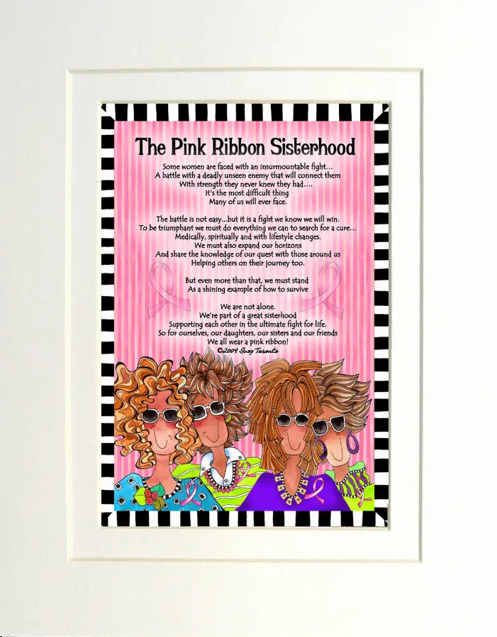 Pink Ribbon Sisterhood (with Story) Suzy Toronto
