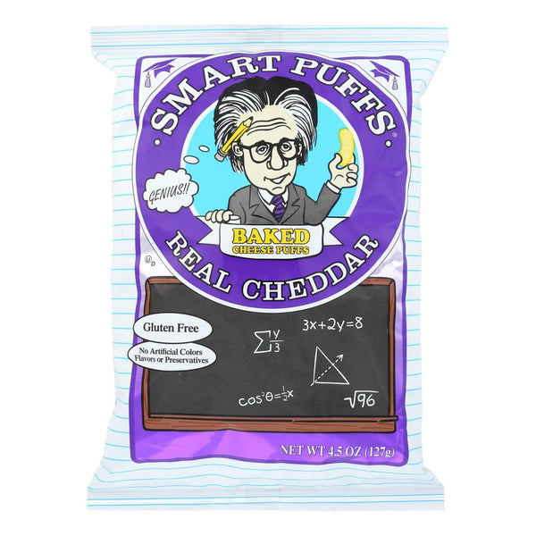 Pirate Brands Smart Puffs - With Real Wisconsin Cheddar - Case Of 12 - 4.5 Oz Pirate Brands