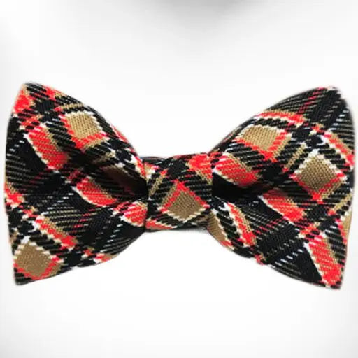 Plaid Dog Bow Tie Walk-e-Woo