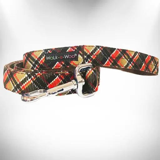 Plaid Dog Bow Tie Walk-e-Woo