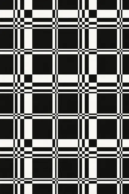 Plaid Indoor/Outdoor Vinyl Floor Covering SBC-LTD