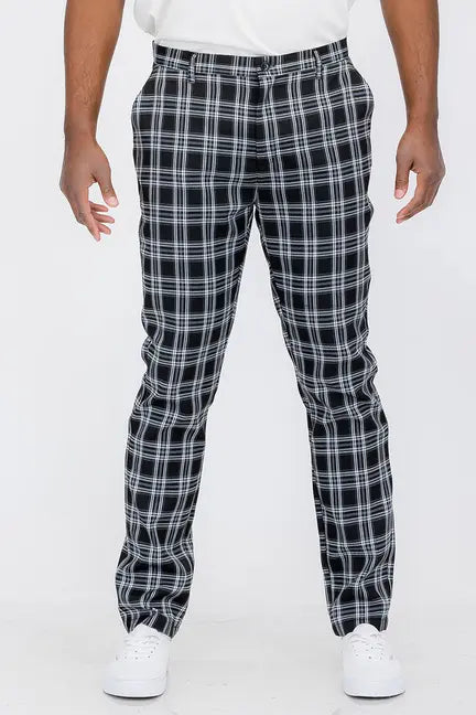Plaid Trouser Pants WEIV