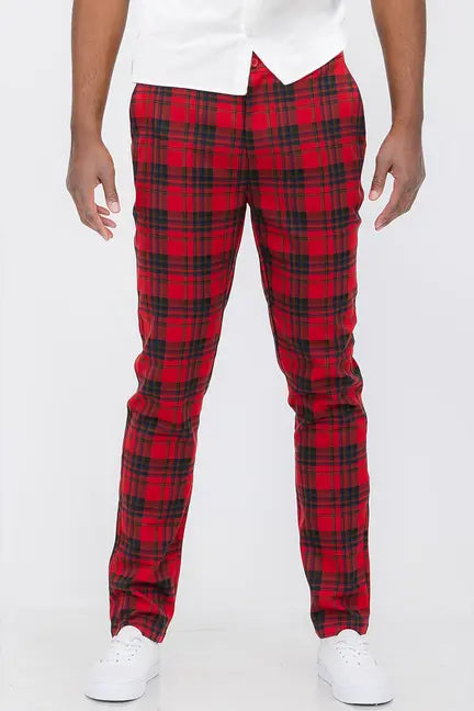 Plaid Trouser Pants WEIV