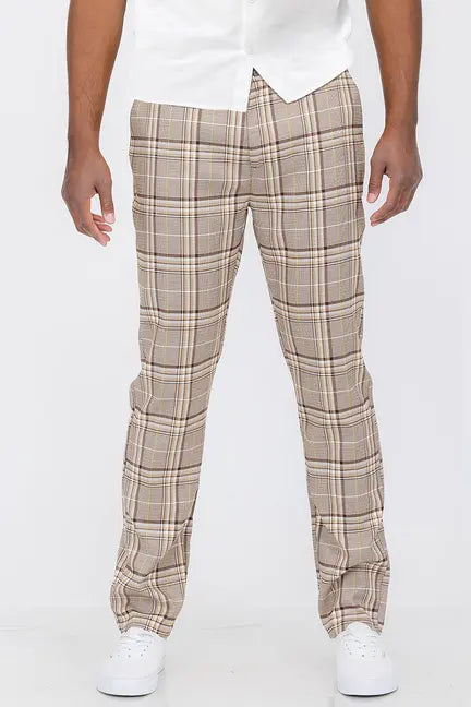 Plaid Trouser Pants WEIV