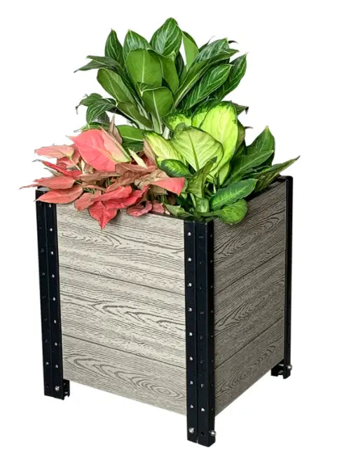 Planter Box Cornerstone in Grey 17" L x 19" W x 21" H Dynaforge