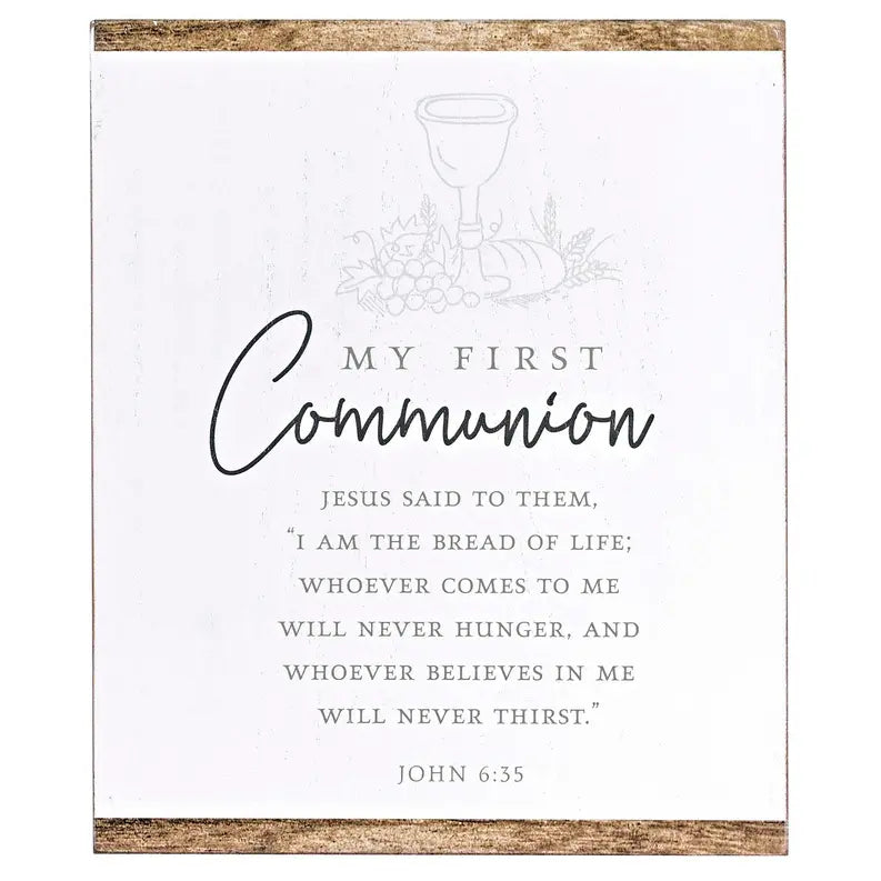 Plaque My First Communion 8x10 Dicksons Inc