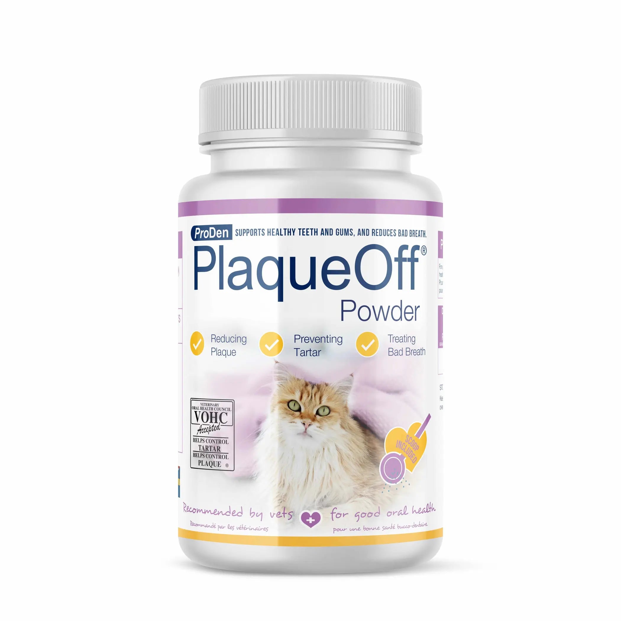 PlaqueOff Powder 40 Gram Bottle For Cats PlaqueOff