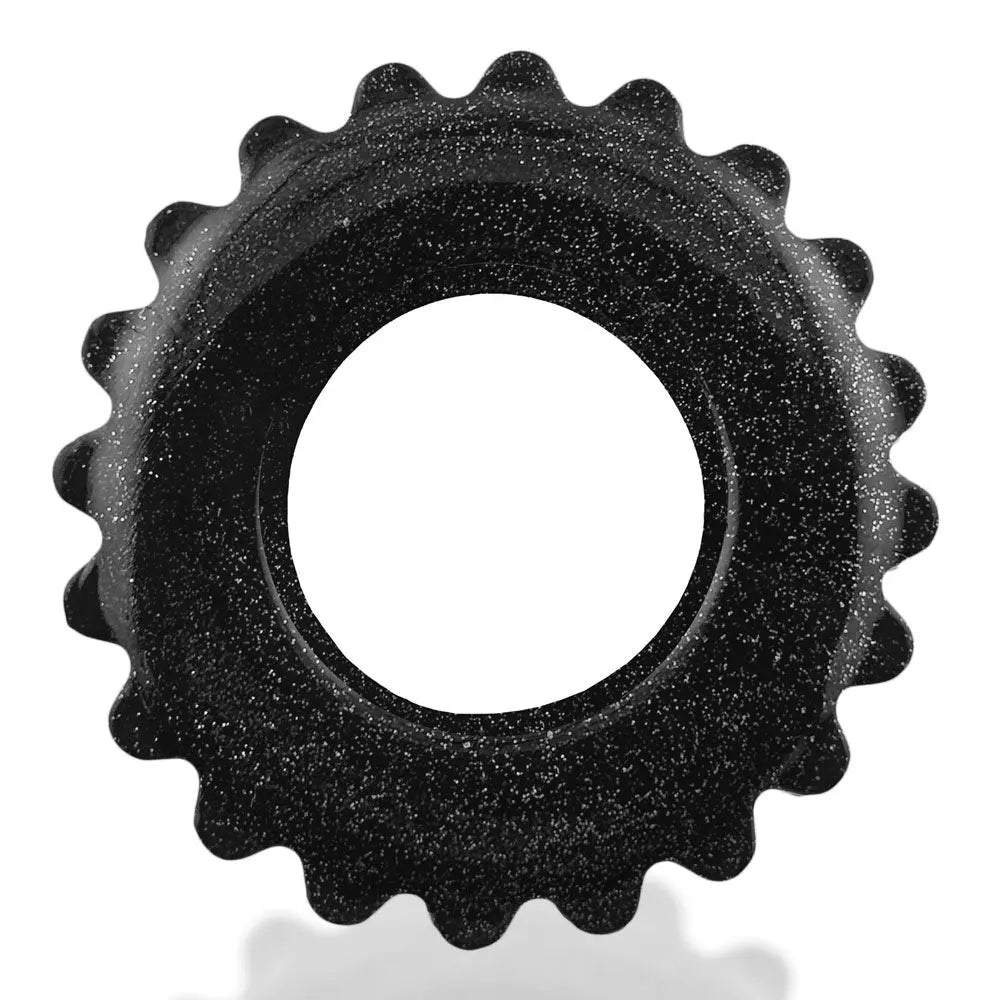 Plushy Single Ring - Black Mica Oxballs