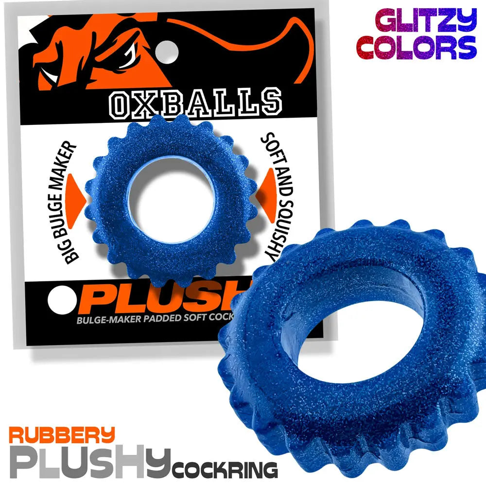 Plushy Single Ring - Blue Fire Oxballs