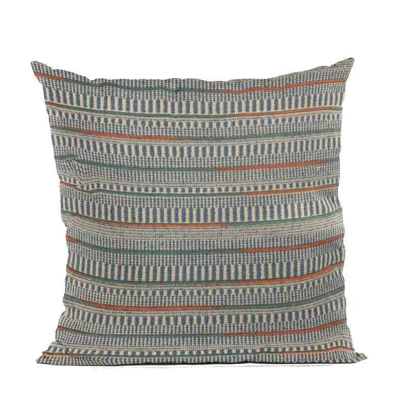 Plutus Blue Lane Stripe Luxury Throw Pillow Plutus Brands