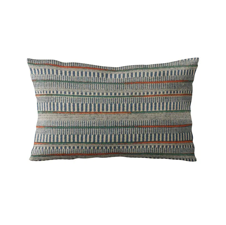 Plutus Blue Lane Stripe Luxury Throw Pillow Plutus Brands