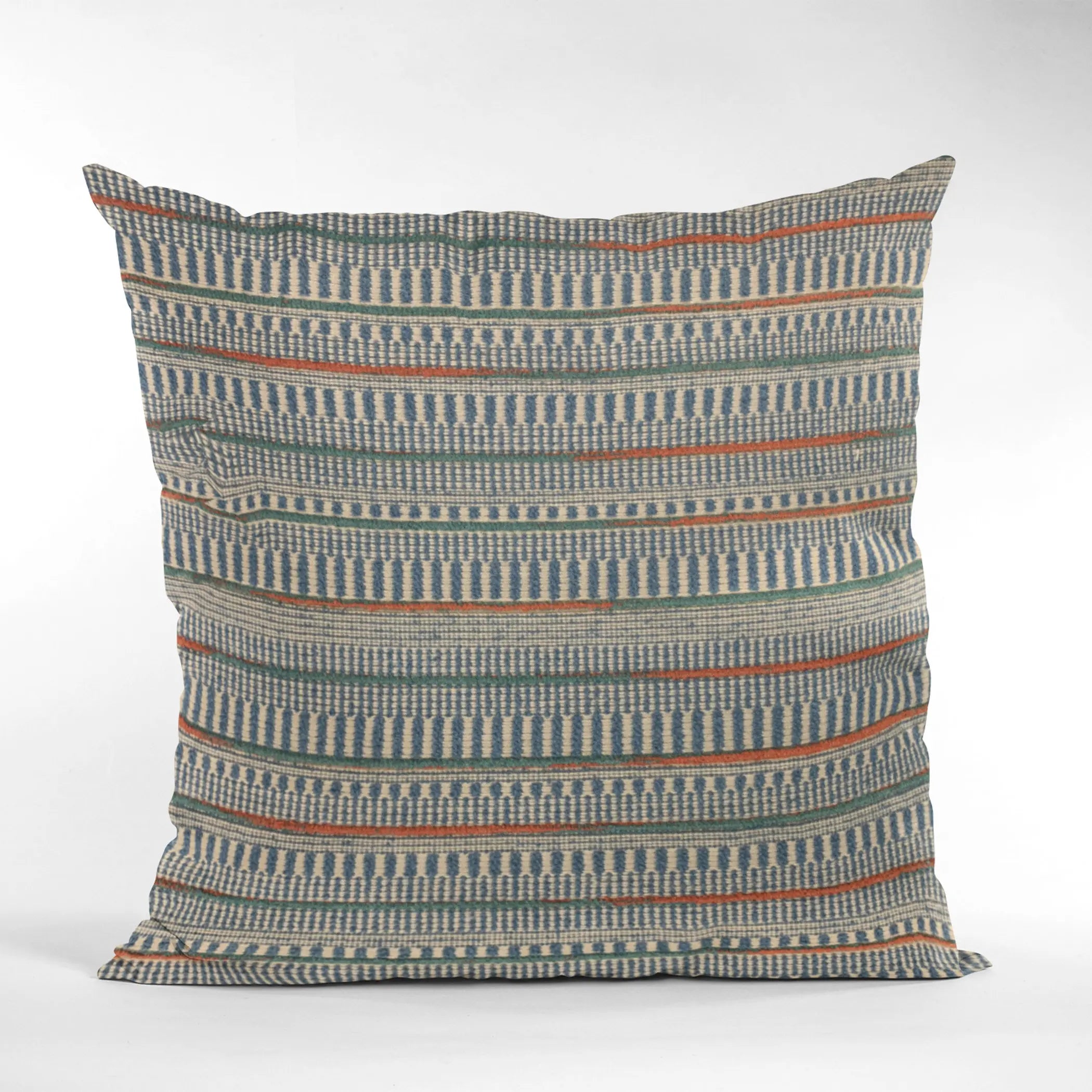 Plutus Blue Lane Stripe Luxury Throw Pillow Plutus Brands