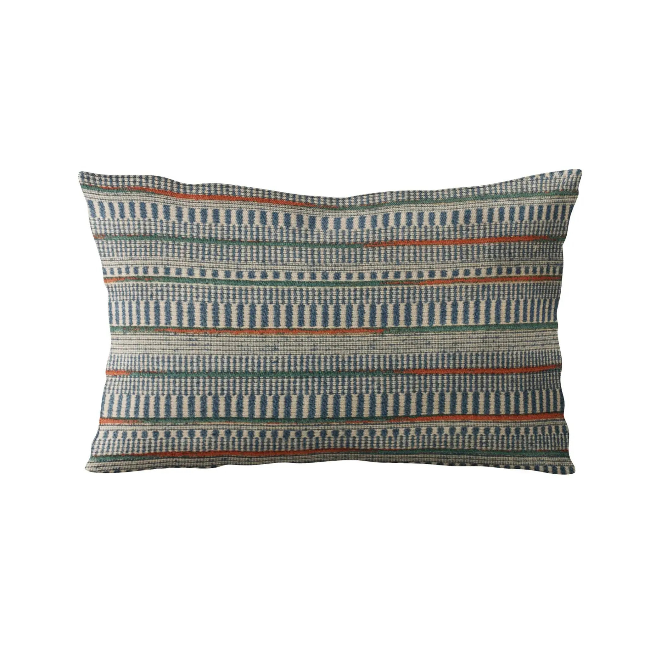 Plutus Blue Lane Stripe Luxury Throw Pillow Plutus Brands