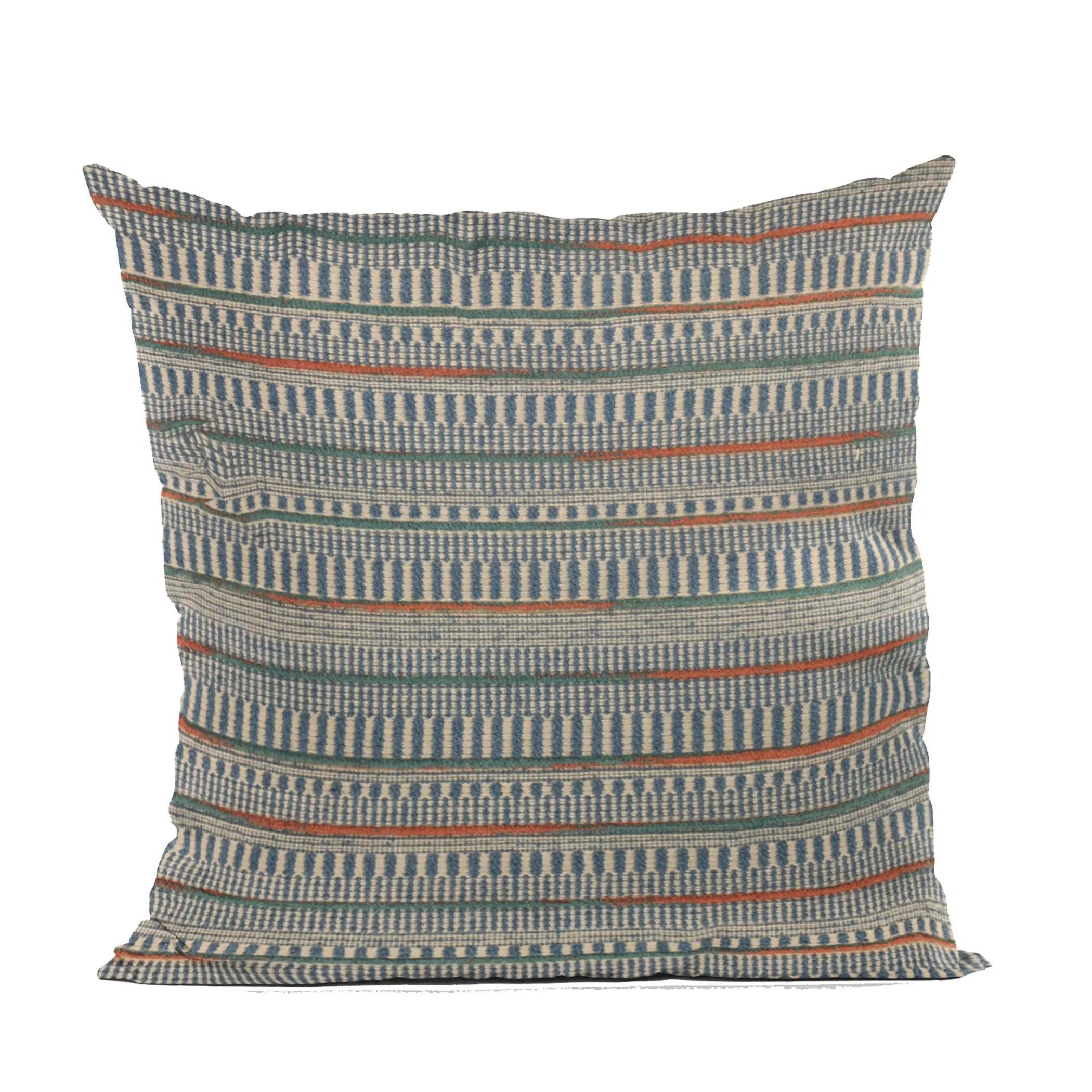 Plutus Blue Lane Stripe Luxury Throw Pillow Plutus Brands