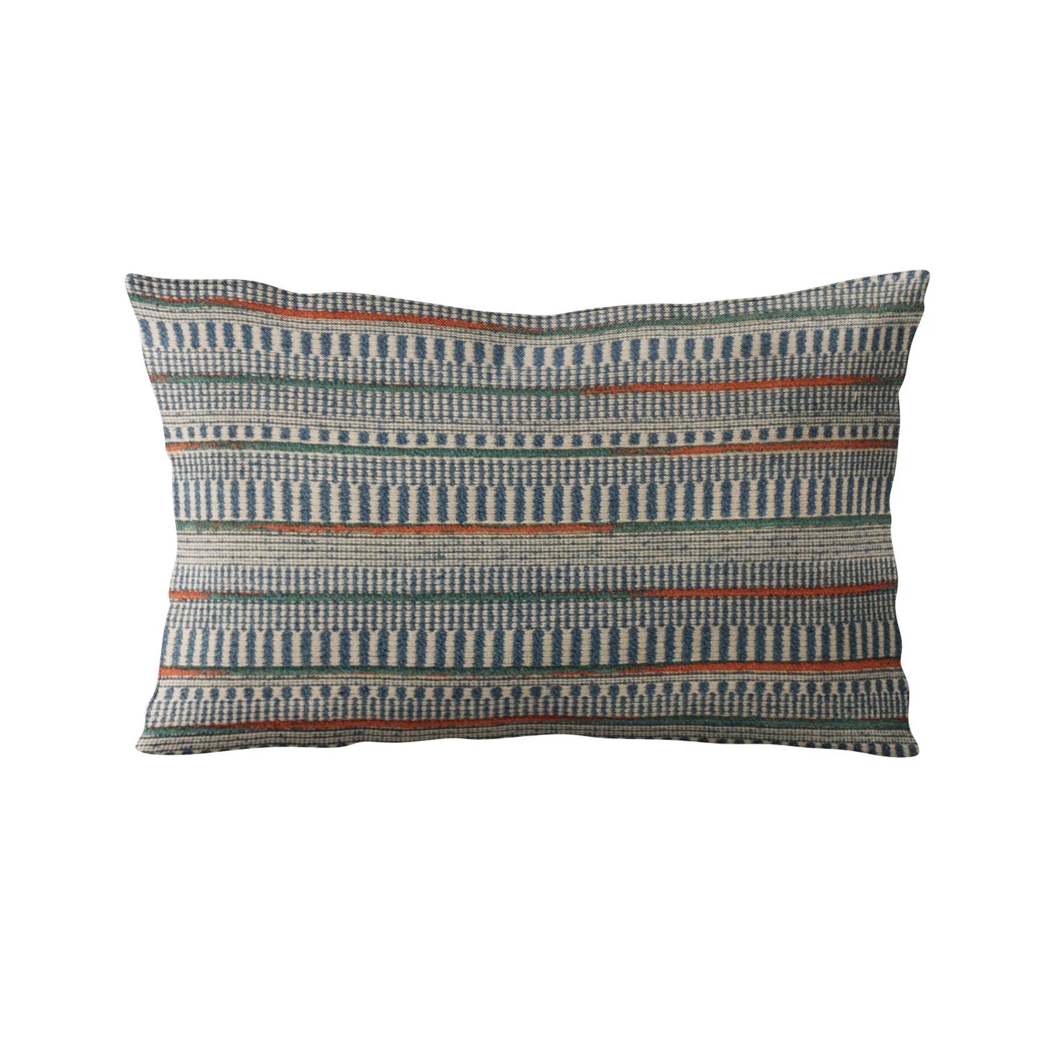 Plutus Blue Lane Stripe Luxury Throw Pillow Plutus Brands