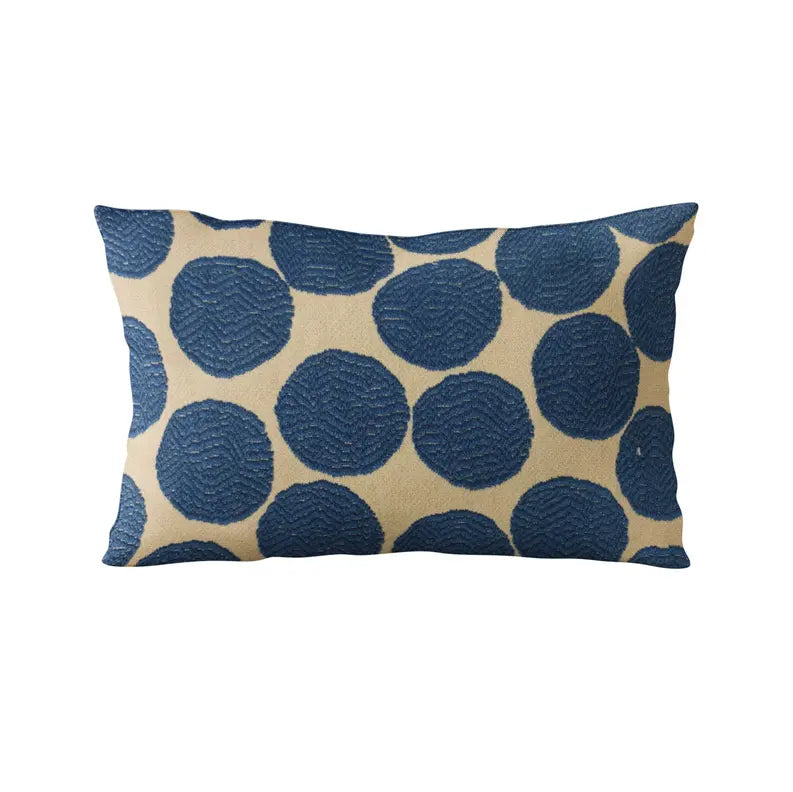 Plutus Blue Spotty Dot Luxury Throw Pillow Plutus Brands