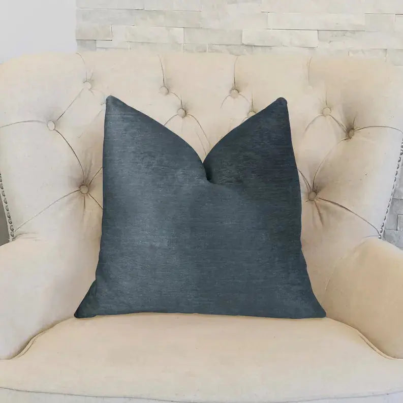 Plutus Deep Blue Sea Luxury Throw Pillow Plutus Brands