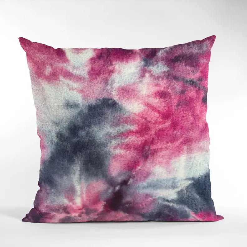 Plutus Fuchsia Purple Fureal Animal Faux Fur Luxury Throw Pillow Plutus Brands