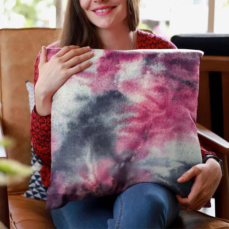 Plutus Fuchsia Purple Fureal Animal Faux Fur Luxury Throw Pillow Plutus Brands