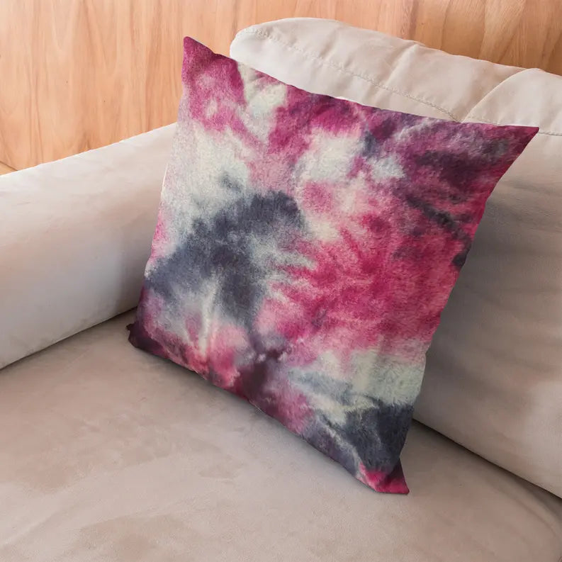 Plutus Fuchsia Purple Fureal Animal Faux Fur Luxury Throw Pillow Plutus Brands