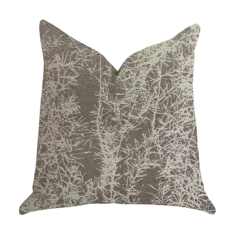 Plutus Garden Breeze Luxury Throw Pillow in Gray and Beige Colors Plutus Brands