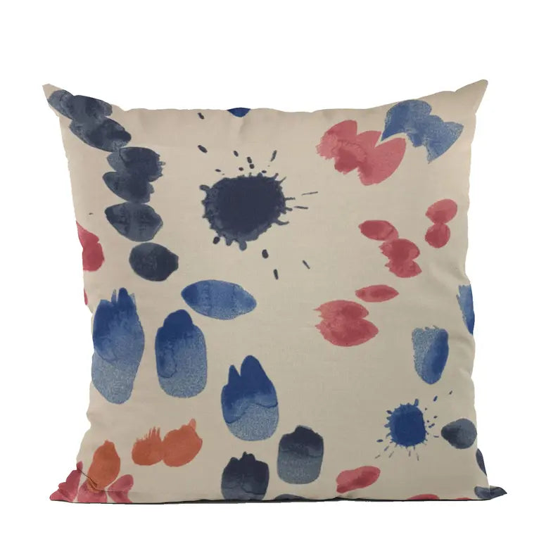 Plutus Multi-Color Creative Art Dot Luxury Throw Pillow Plutus Brands