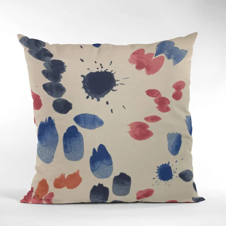 Plutus Multi-Color Creative Art Dot Luxury Throw Pillow Plutus Brands
