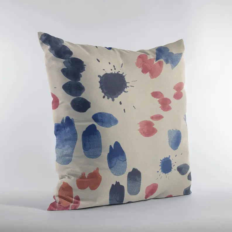 Plutus Multi-Color Creative Art Dot Luxury Throw Pillow Plutus Brands