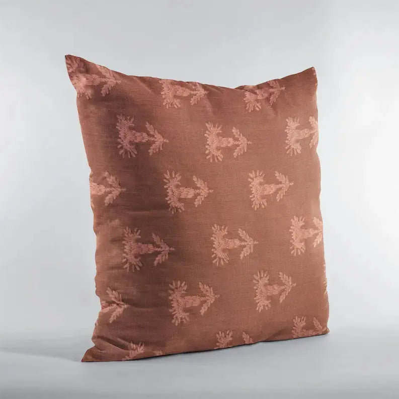 Plutus Red Growth Motif Luxury Throw Pillow Plutus Brands