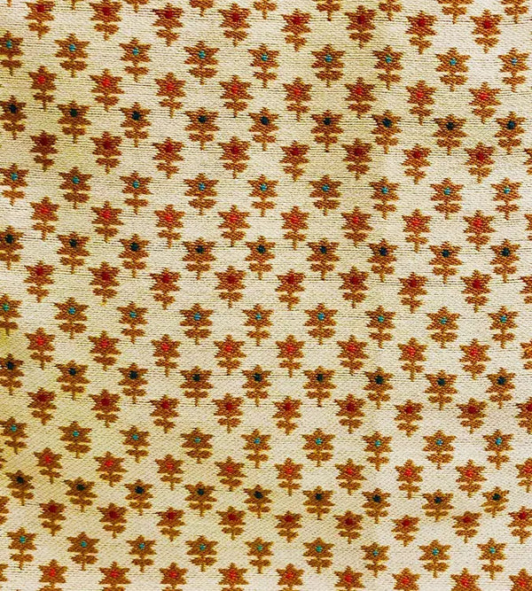 Plutus Rosy Posse Orange and Tan Floral Luxury Throw Pillow Plutus Brands