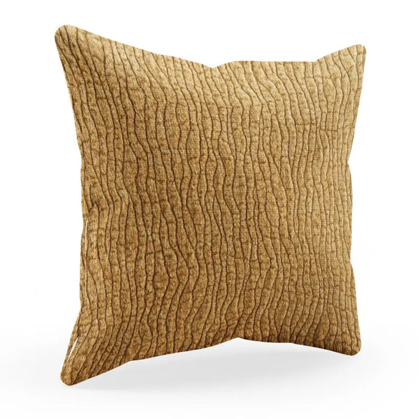Plutus Yellow Desert Lines Luxury Throw Pillow Plutus Brands