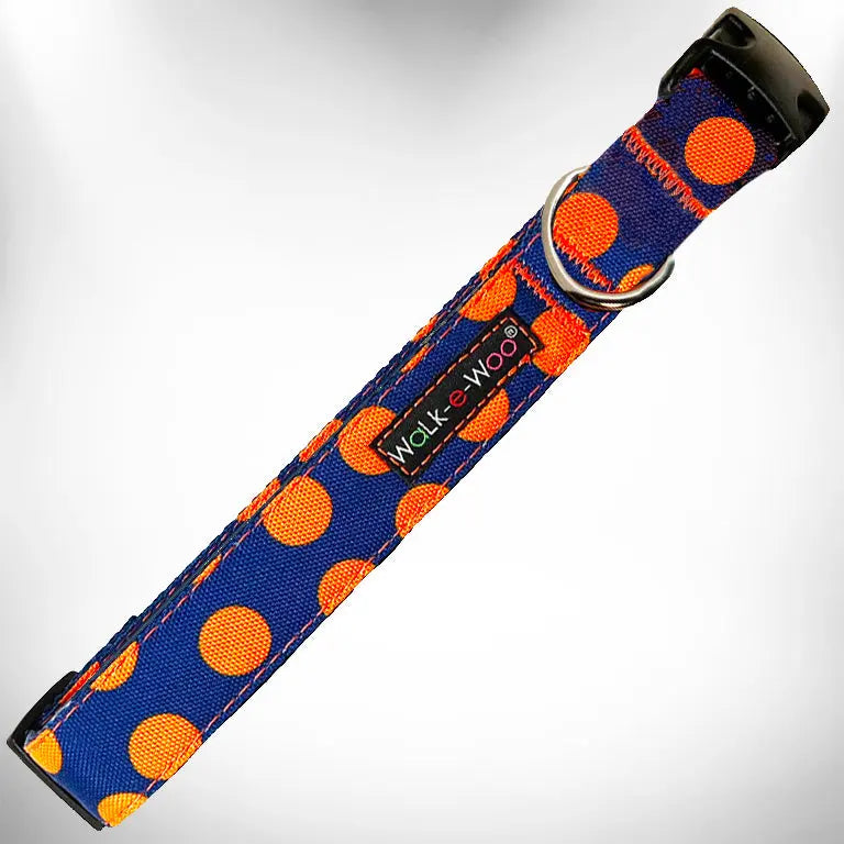 Polka Dot Dog Collars Walk-e-Woo