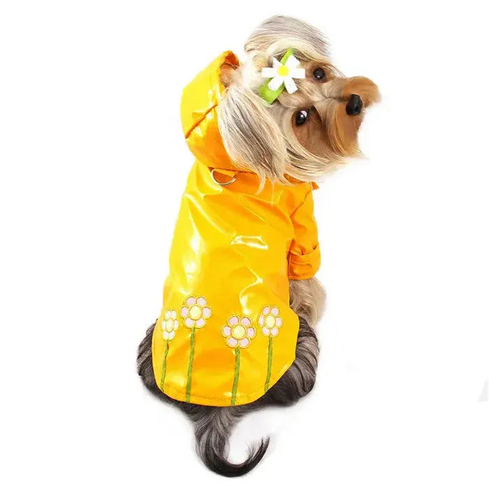 Polka Dots & Daisies Raincoat with Cotton Lining Klippo