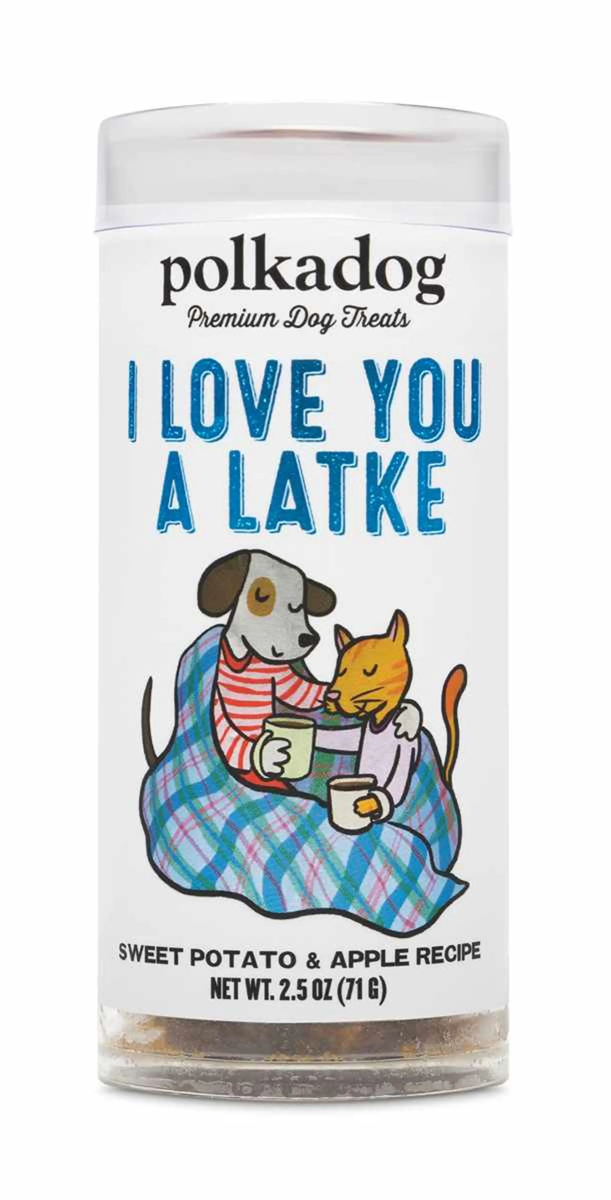 Polkadog Holiday Mini Tube: Love You Latke, Sweet Potato and Apple 2.5oz Polkadog