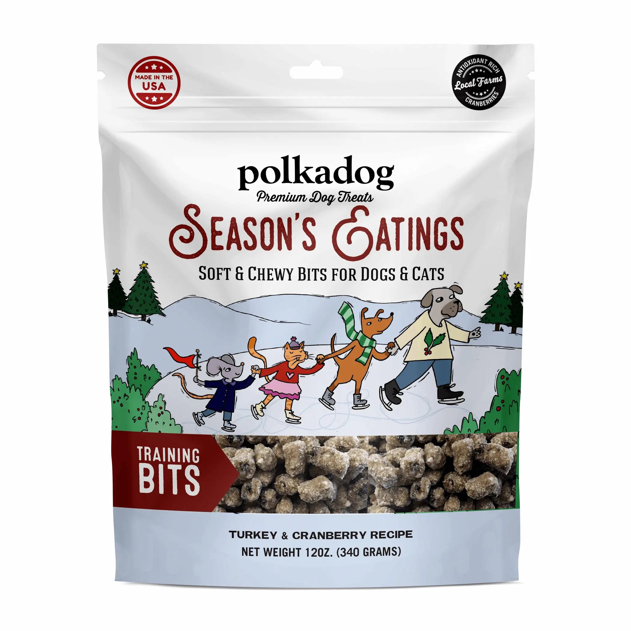 Polkadog Holiday Wonder Nuggets, Turkey 12oz Polkadog