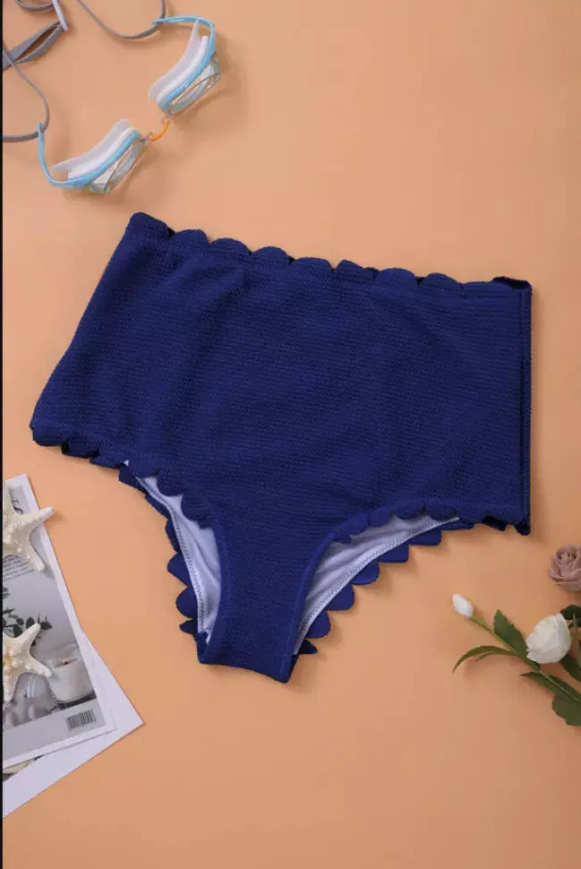 Pompano High Waist Swim Bottoms Stay Warm in Style