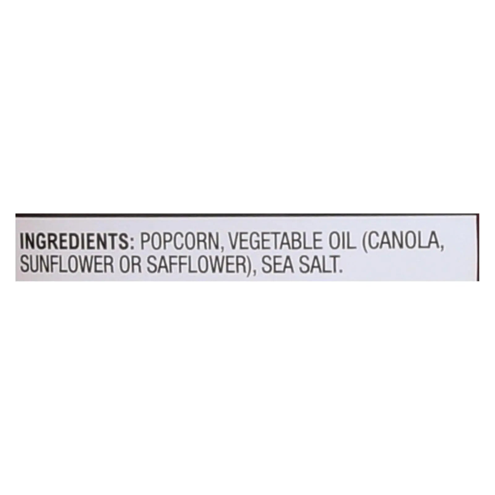 Popcorn Indiana Popcorn - Sea Salt - Case Of 12 - 4.75 Oz. Popcorn Indiana