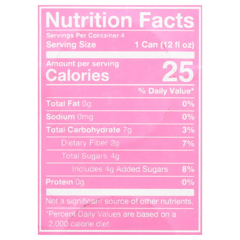 Poppi - Prebio Soda Rasp Rose - Cs Of 6-4/12 Fz Poppi