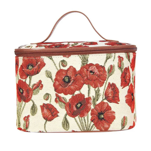 Poppy Toiletry Vanity Travel Bag Signare USA