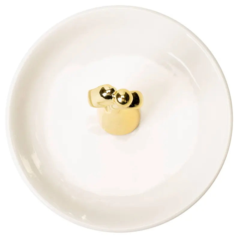 Porcelain Hugging Couple Jewelry Trinket Tray Dicksons Inc