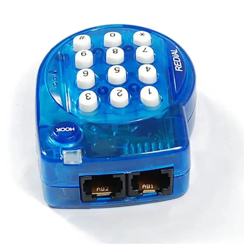 Portable Mini Corded Landline Phone, With Headset, Button Dial, Fast Redial, Small Telephone for Office Conference,Blue телефон GreatEagleInc