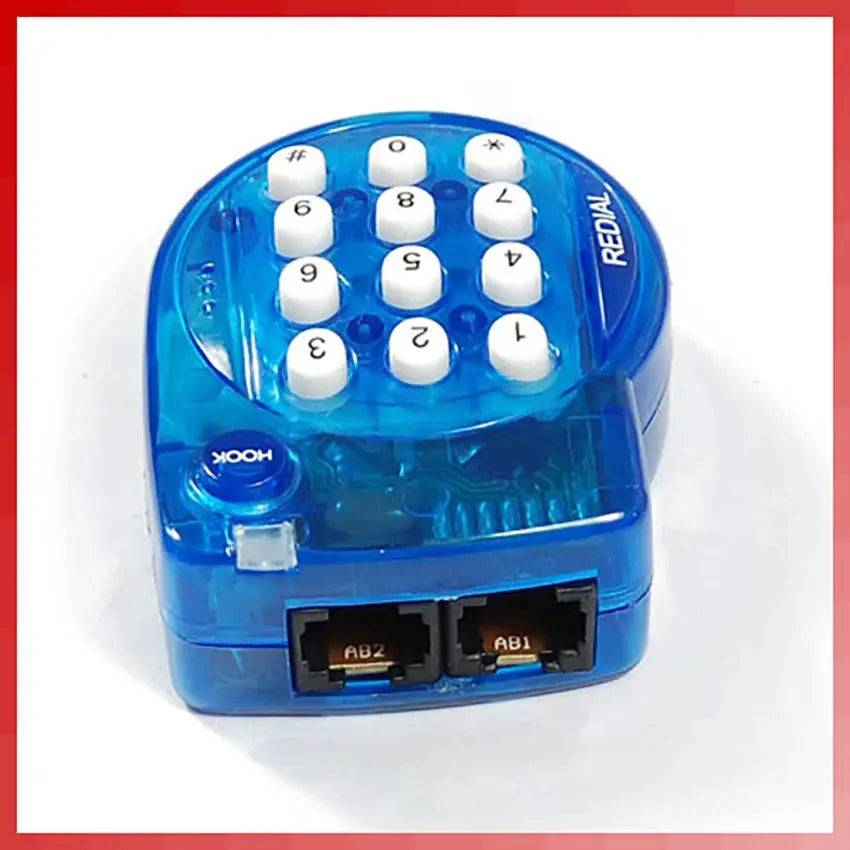Portable Mini Corded Landline Phone, With Headset, Button Dial, Fast Redial, Small Telephone for Office Conference,Blue телефон GreatEagleInc