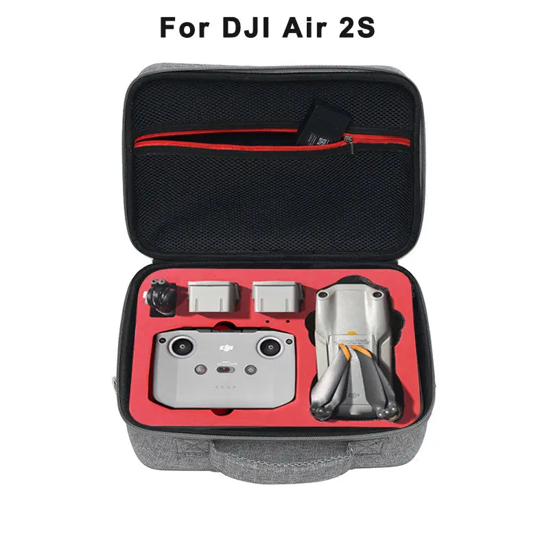 Portable Suitcase for DJI Mavic Air 2 2S Drone Hard Shell Travel Carrying Case Battery & Accessories Waterproof Storage HandBag Green