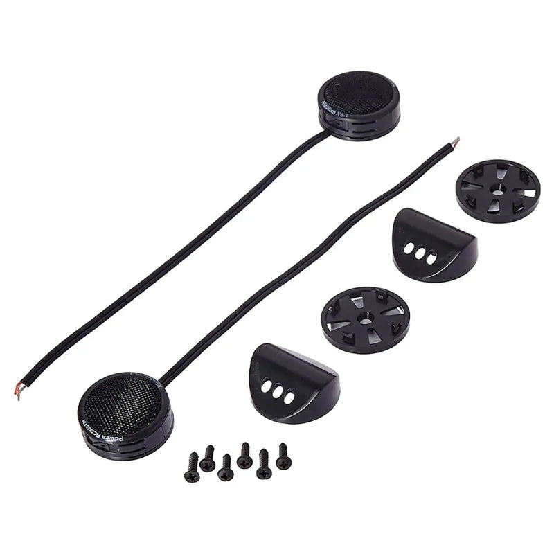Power Acoustik 1" Tweeters (sold In Pairs) 200 Watt2-way Mount; Built-in Xover Power Acoustik
