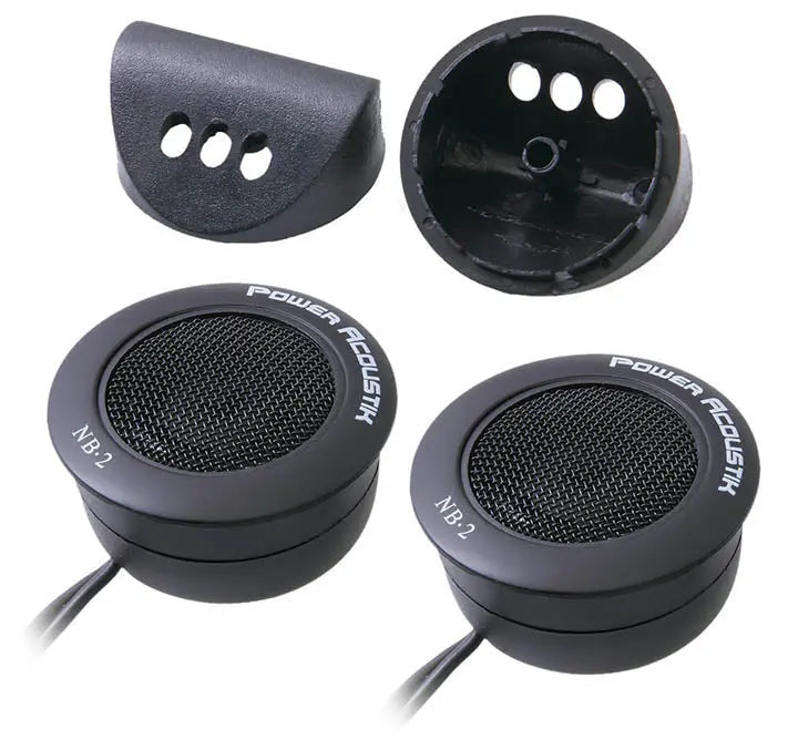 Power Acoustik 1" Tweeters (sold In Pairs) Niobium 200watts; 3-way Mounting Power Acoustik