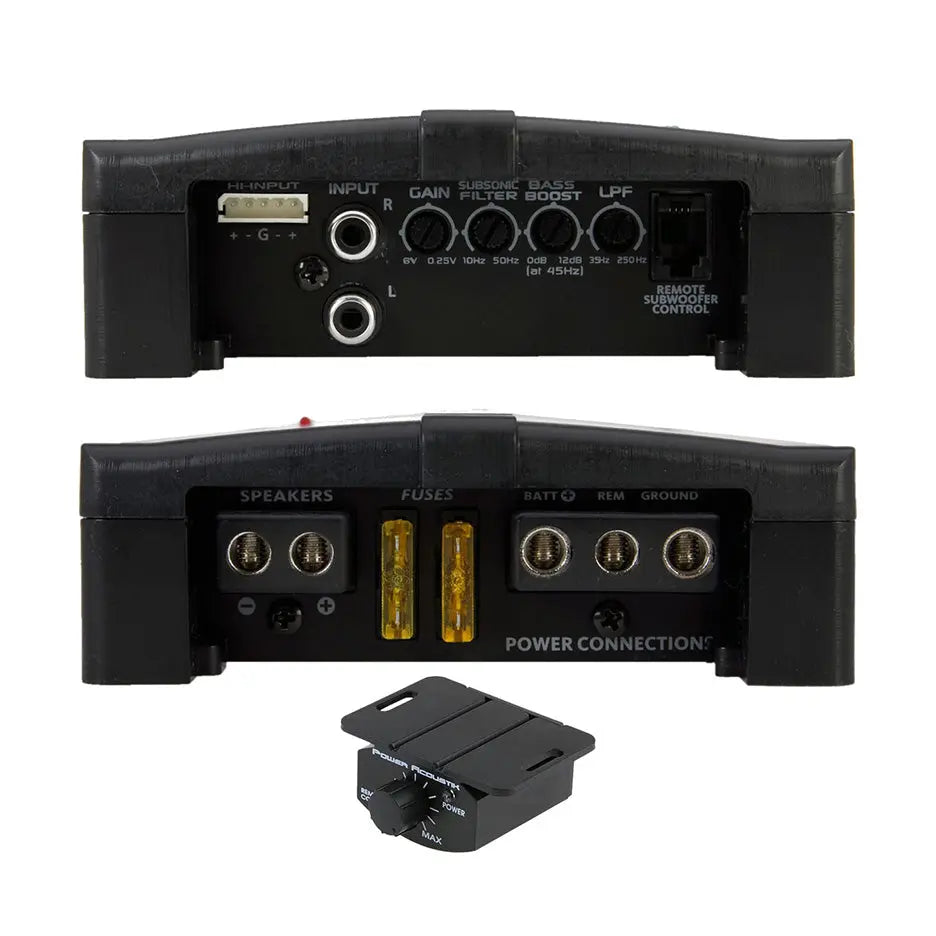 Power Acoustik Class D Mono Block 1500w Max Amplifier Power Acoustik