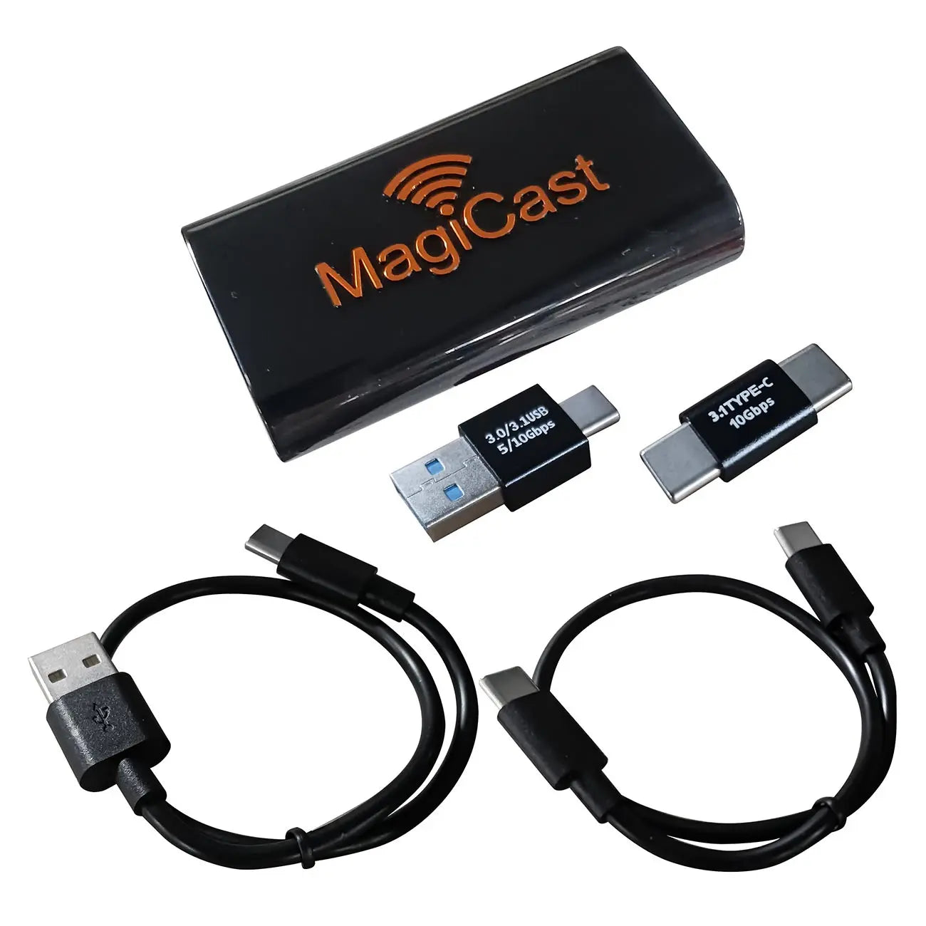 Power Acoustik Magicast Usb Interface - Apple Carplay/android Auto Wired To Wireless Power Acoustik