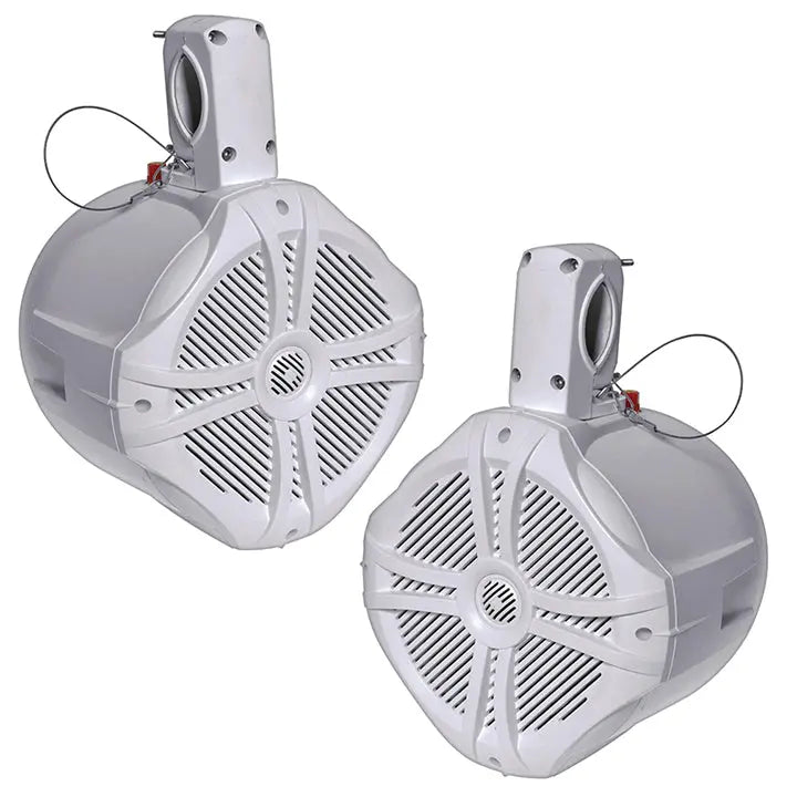 Power Acoustik Marine 6.5” 2-way Wakeboard Speaker - White (pair) Power Acoustik