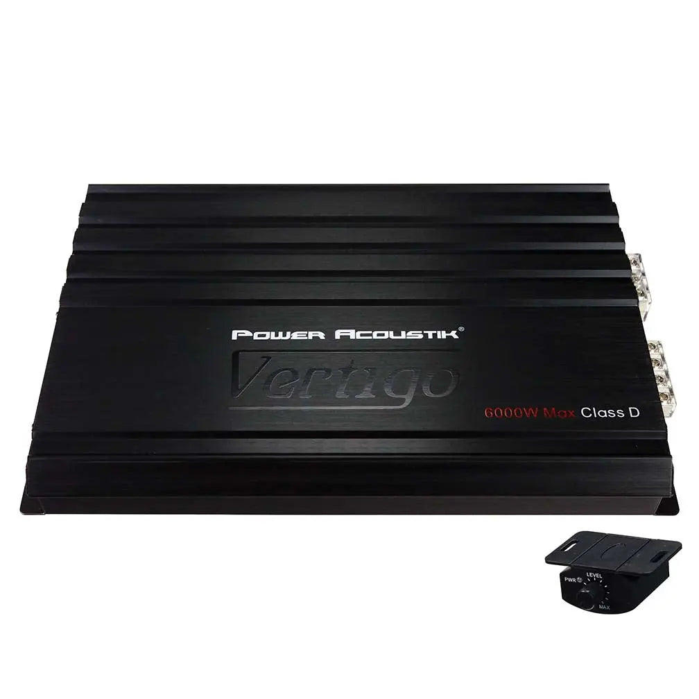 Power Acoustik Vertigo Series Monoblock Amplifier 6000w Max Power Acoustik